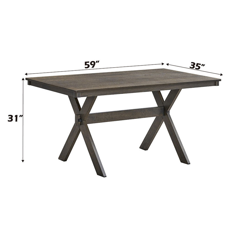 Marit - Dining Table - Gray - R&R Furniture Gallery (Fountain Valley, CA)