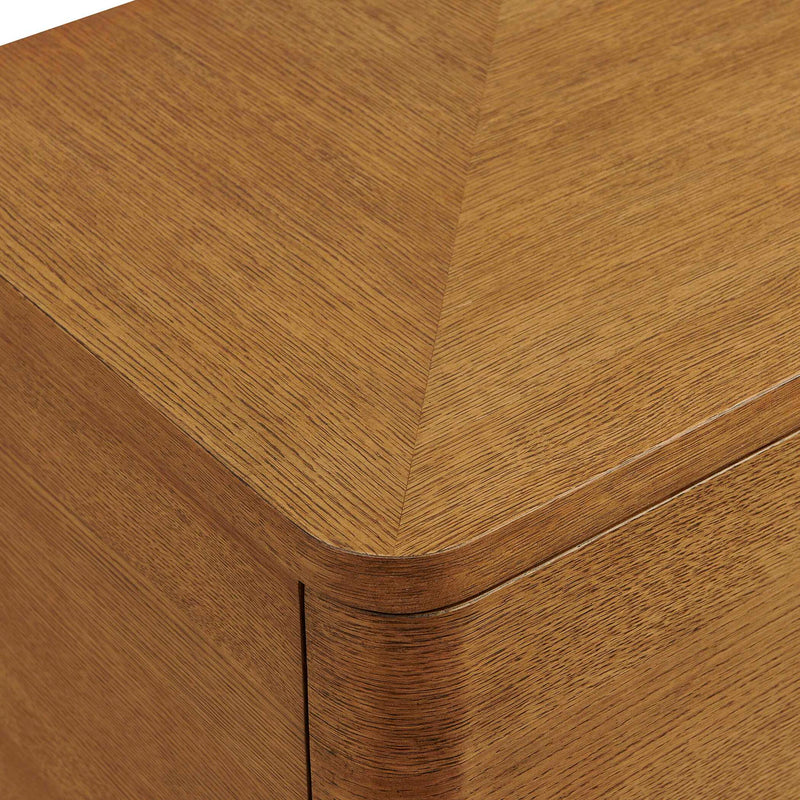 Duluth - Oak 3 Drawer Chest - Woodtone