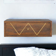 Floating Bedside Table - Chestnut - R&R Furniture Gallery (Fountain Valley, CA)