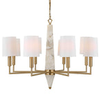 Gathering - 8 Light Chandelier - Brass