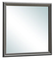 Traditional wall mirror by Glory Furniture, showcasing a sleek, rectangular design suitable for any space.