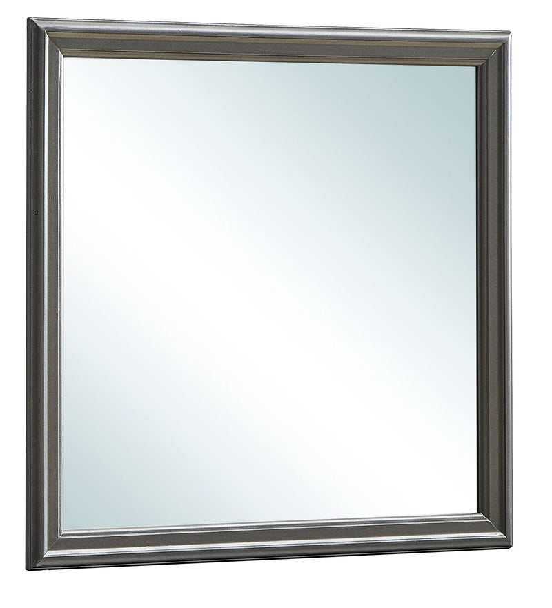 Traditional wall mirror by Glory Furniture, showcasing a sleek, rectangular design suitable for any space.