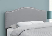 Full Size, Bed Headboard Only, Upholstered Transitional - Gray - R&R Furniture Gallery (Fountain Valley, CA)