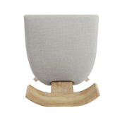 Contemporary Fabric Upholstered Side Dining Chairs Set With Curved Back - R&R Furniture Gallery (Fountain Valley, CA)
