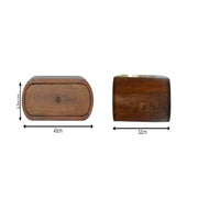 Wall Mounted Round Bedside Table - Chestnut - R&R Furniture Gallery (Fountain Valley, CA)