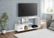 TV Stand, Console, Media Entertainment Center, Storage Drawer, Contemporary - R&R Furniture Gallery (Fountain Valley, CA)
