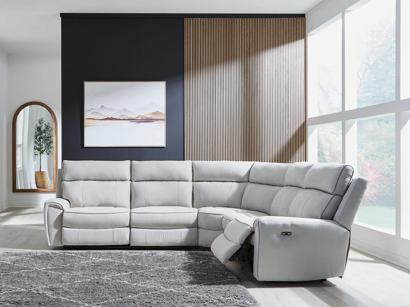 Social Pointe - Reclining Sectional - R&R Furniture Gallery (Fountain Valley, CA)