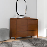 Lionel - 6 Drawer Dresser - Brown - R&R Furniture Gallery (Fountain Valley, CA)