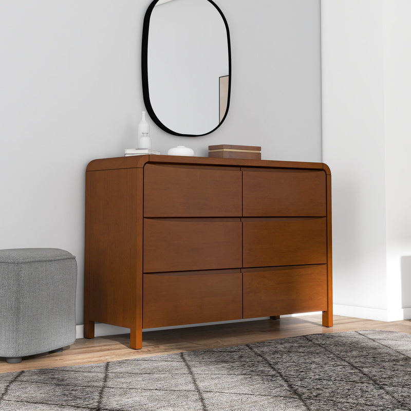 Lionel - 6 Drawer Dresser - Brown - R&R Furniture Gallery (Fountain Valley, CA)