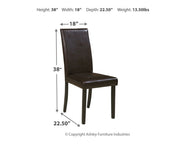 Kimonte - Dining Side Chair - R&R Furniture Gallery (Fountain Valley, CA)