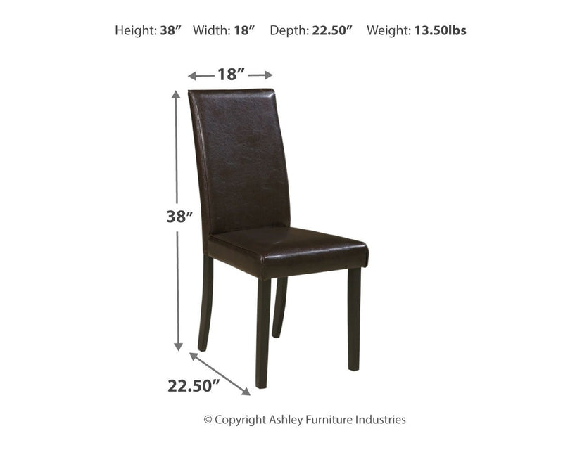 Kimonte - Dining Side Chair - R&R Furniture Gallery (Fountain Valley, CA)