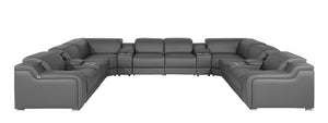 1116 - 12-Piece U-Shaped Sectional Sofa In With 4 Power Recliners & Power Headrests