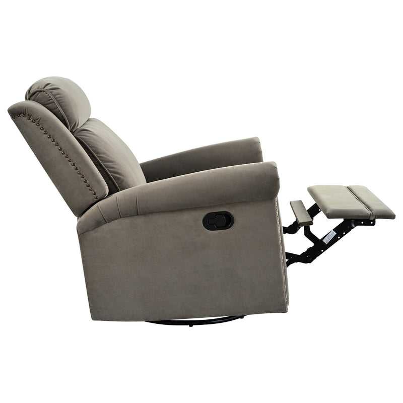 360 Degrees Swivel Recliner Manual Rocking Recliner Home With Adjustable Backrest - R&R Furniture Gallery (Fountain Valley, CA)