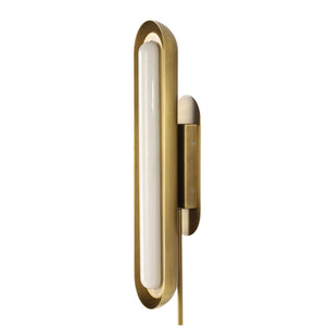 Dot Dash - 1 Light Sconce - Brass