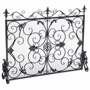 Darcie - Wrought Fireplace Screen, Ornate Design - R&R Furniture Gallery (Fountain Valley, CA)