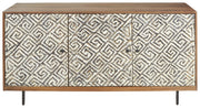 Kerrings - Accent Cabinet - Brown / Black / White - R&R Furniture Gallery (Fountain Valley, CA)