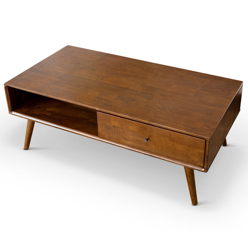 Caroline - Coffee Table - Walnut Brown - R&R Furniture Gallery (Fountain Valley, CA)