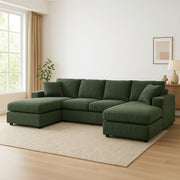 3 Piece Double Chaise Sectional Sofa - R&R Furniture Gallery (Fountain Valley, CA)
