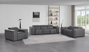 1224 - 6-Piece Modular Power Reclining Sofa, Loveseat & Chair Set In With 6 Power Recliners & Power Headrests - R&R Furniture Gallery (Fountain Valley, CA)