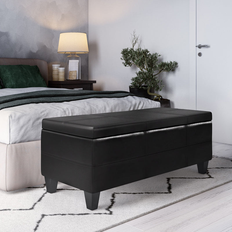 Afton - Large Storage Ottoman Bench - R&R Furniture Gallery (Fountain Valley, CA)
