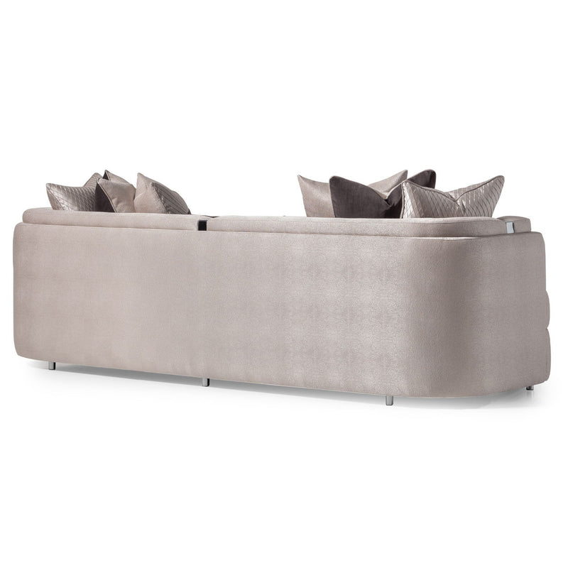 Carmela - Mansion Sofa - Zinc / Silver - R&R Furniture Gallery (Fountain Valley, CA)