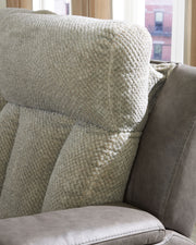WhipLash - Power Reclining Sofa With Adj Headrest - Sisal - R&R Furniture Gallery (Fountain Valley, CA)
