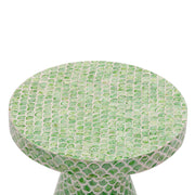Halio - Checkered Shell Side Table - R&R Furniture Gallery (Fountain Valley, CA)
