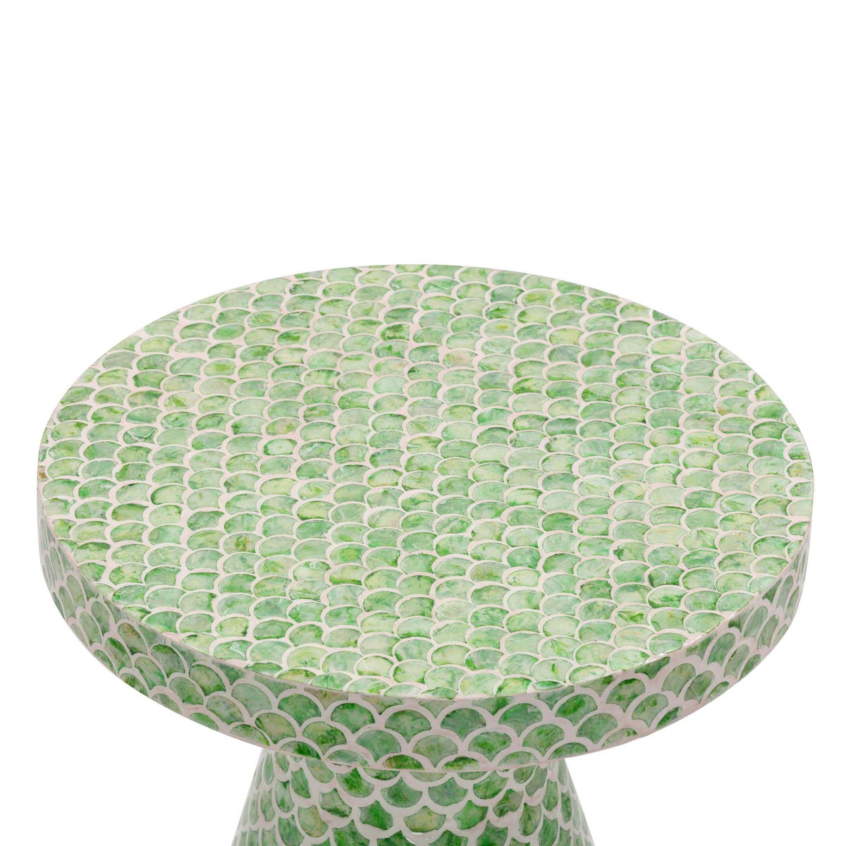 Halio - Checkered Shell Side Table - R&R Furniture Gallery (Fountain Valley, CA)