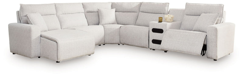 Modmax II - Reclining Sectional - Stone - R&R Furniture Gallery (Fountain Valley, CA)