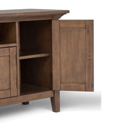 Redmond - TV Media Stand - Rustic Natural Aged Brown - R&R Furniture Gallery (Fountain Valley, CA)