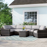 Stylish Sofa Seating Group With Cushions Perfect For Outdoor Gatherings - R&R Furniture Gallery (Fountain Valley, CA)