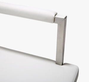 Director - Stainless Steel Counter Stool - R&R Furniture Gallery (Fountain Valley, CA)