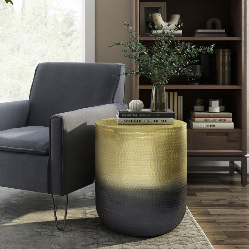 Nova - Handcrafted Metal Side Table - R&R Furniture Gallery (Fountain Valley, CA)
