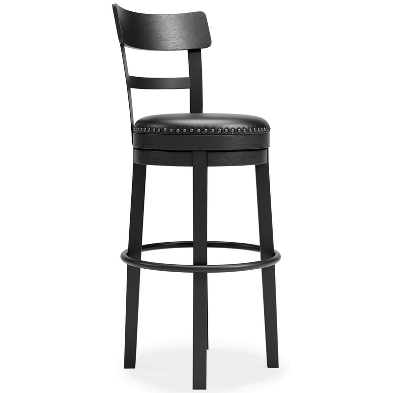 Valebeck - Tall Upholstered Swivel Barstool - R&R Furniture Gallery (Fountain Valley, CA)