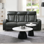 Taddeo - Power Motion Sofa With Power Headrest, USB, Wireless Charger, LED & Reading Light - Dark Gray - R&R Furniture Gallery (Fountain Valley, CA)