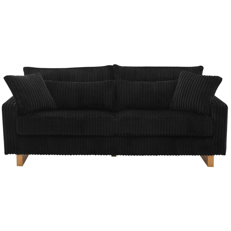 Modern Loveseat Sofa With 4 Pillows - R&R Furniture Gallery (Fountain Valley, CA)