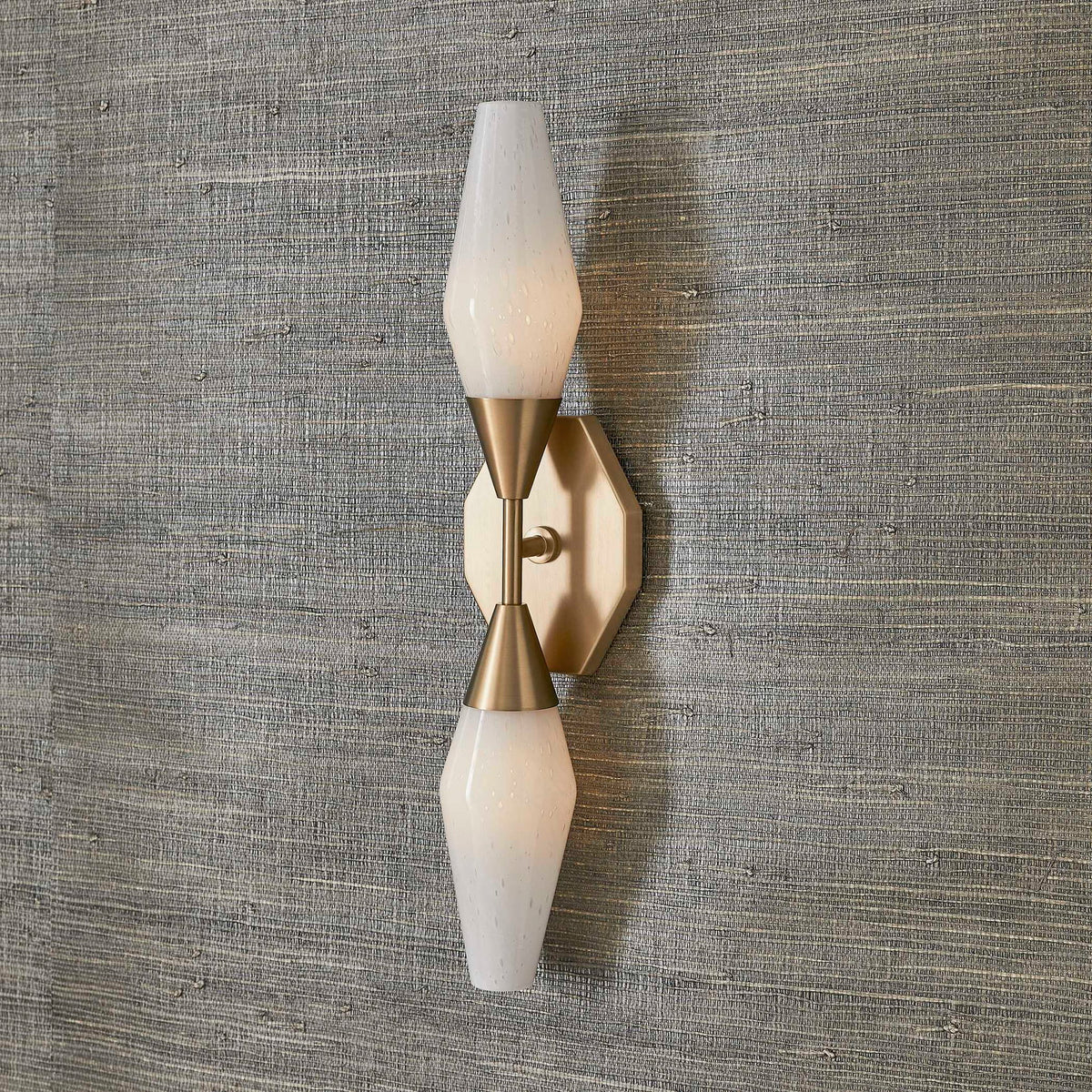 Agapanthus - 2 Light Sconce - Brass