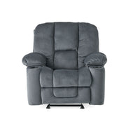 Luxurious Manual Recliner Chair With Skin-Friendly Fabric And Dual Cup Holders - R&R Furniture Gallery (Fountain Valley, CA)
