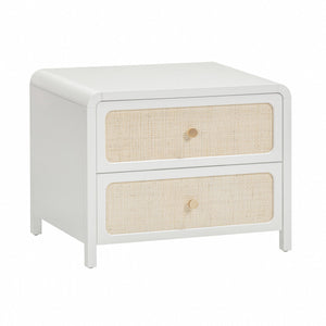 Patty - Rattan 2-Drawer Nightstand - R&R Furniture Gallery (Fountain Valley, CA)