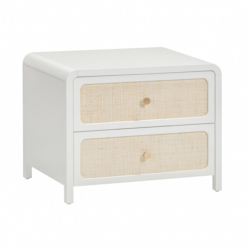 Patty - Rattan 2-Drawer Nightstand - R&R Furniture Gallery (Fountain Valley, CA)