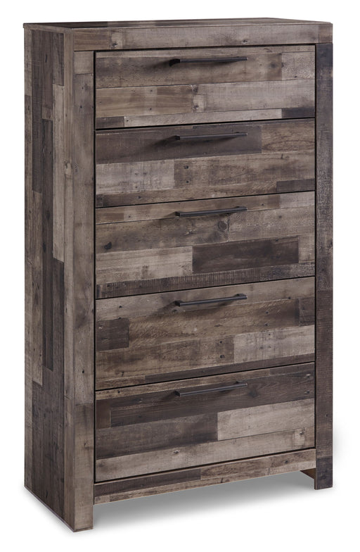Derekson - Five Drawer Chest - Multi Gray - R&R Furniture Gallery (Fountain Valley, CA)