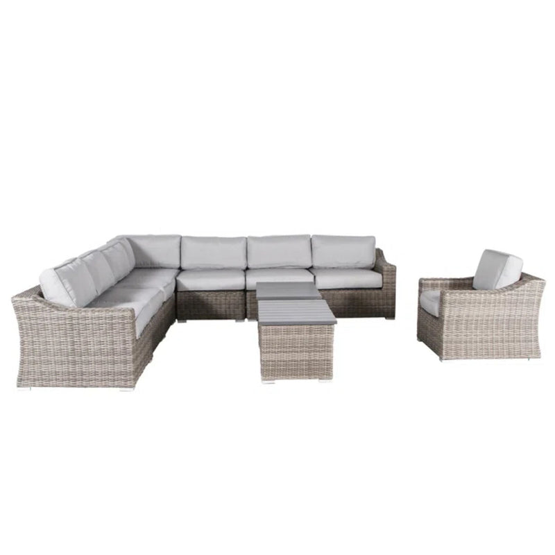 Stylish Sofa Seating Group With Cushions Perfect For Outdoor Gatherings - R&R Furniture Gallery (Fountain Valley, CA)