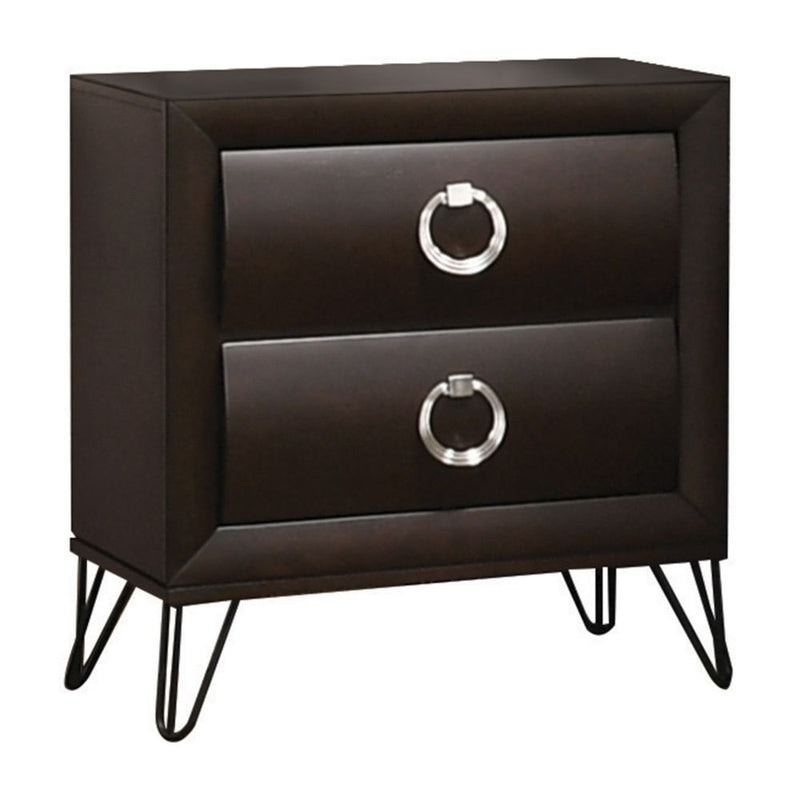Tablita - Nightstand - Dark Merlot - R&R Furniture Gallery (Fountain Valley, CA)