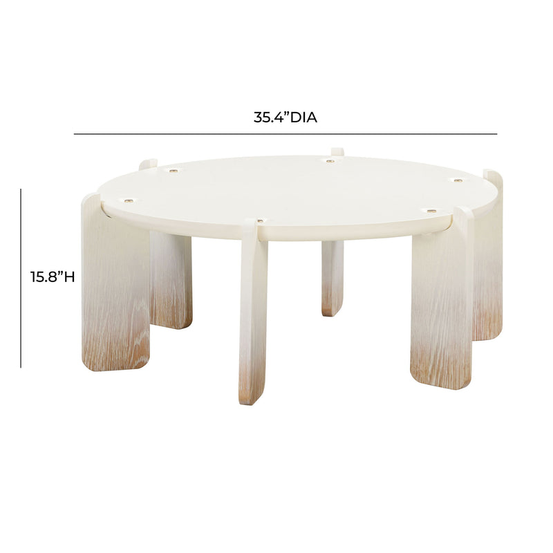 Gloria - Coffee Table - Cream - R&R Furniture Gallery (Fountain Valley, CA)