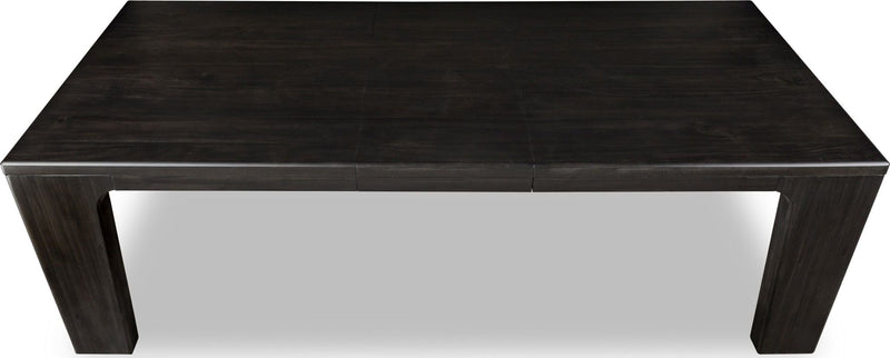 Zamba Extendable Acacia Wood Dining Table in Jaguar