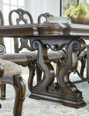 Maylee - Dining Extension Table - Dark Brown - R&R Furniture Gallery (Fountain Valley, CA)