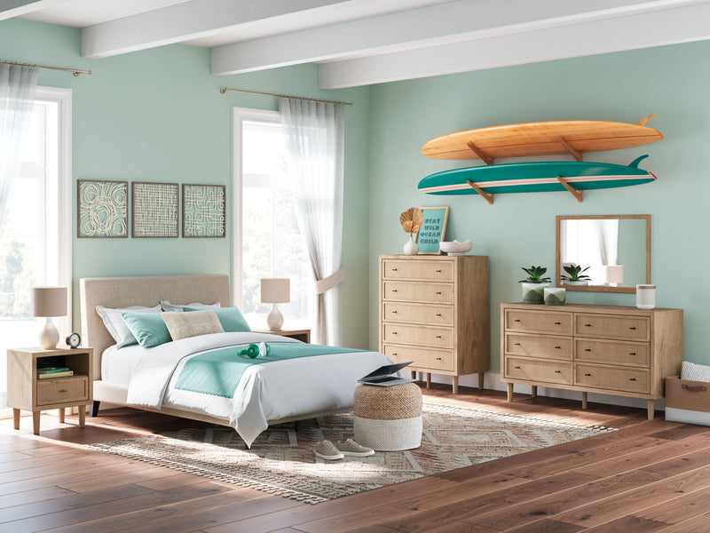 Cielden - Five Drawer Wide Chest - Two-Tone - R&R Furniture Gallery (Fountain Valley, CA)
