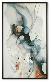 Foxenburg - Wall Art - Blue / Amber / White - R&R Furniture Gallery (Fountain Valley, CA)