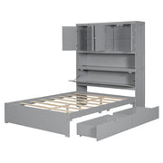 Platform Bed With USB, Storage Headboard & Drawers - R&R Furniture Gallery (Fountain Valley, CA)