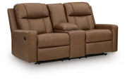 Mackmenville - Double Reclining Loveseat With Console - R&R Furniture Gallery (Fountain Valley, CA)